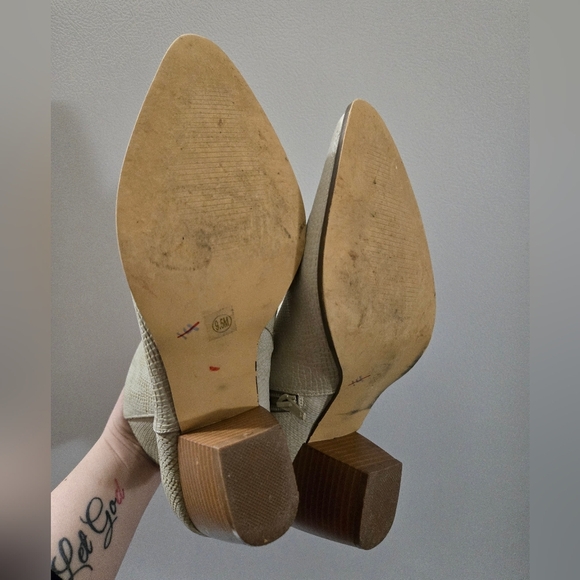 Coconuts by Matisse Vegan Snake Skin Going West Zip Up Heeled Bootie Boots - Picture 4 of 16